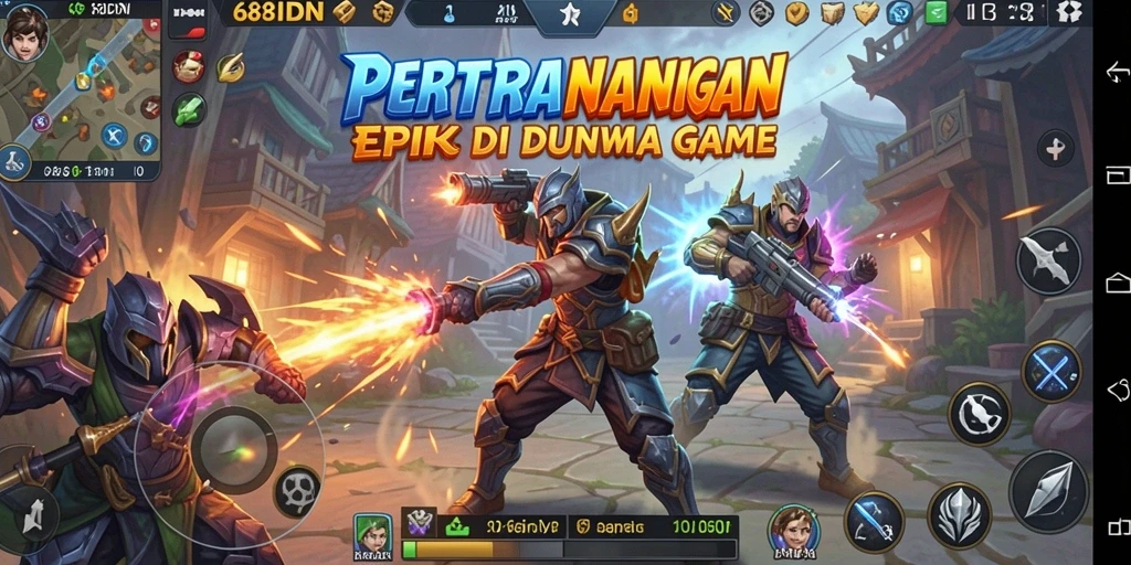 Tangkapan layar dari aksi seru dalam game Fighting 68IDN.