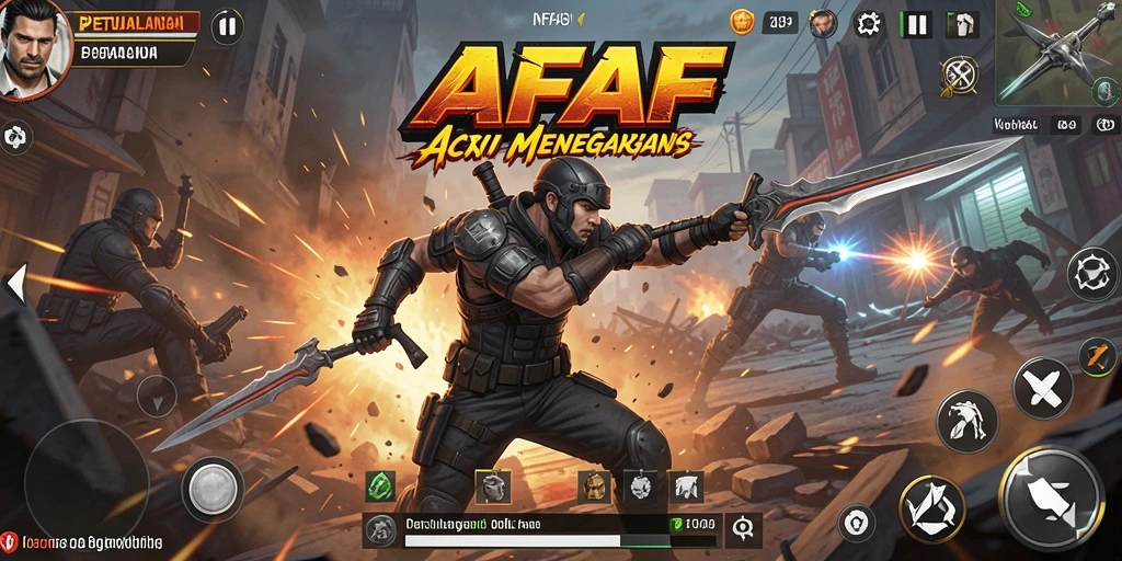Tampilan gameplay AFAF menunjukkan aksi menegangkan dan grafis yang memukau.