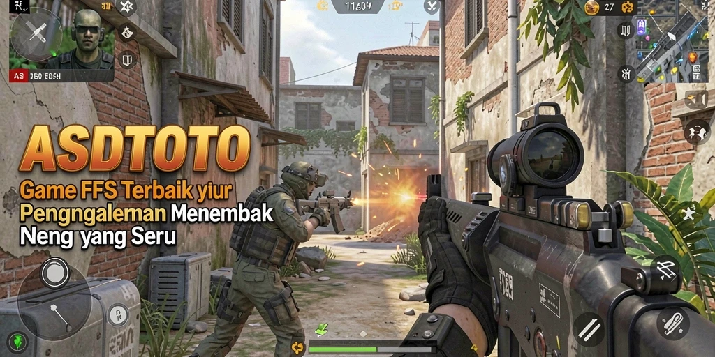 Tangkapan layar gameplay ASDTOTO menampilkan aksi tembak-menembak yang intens.