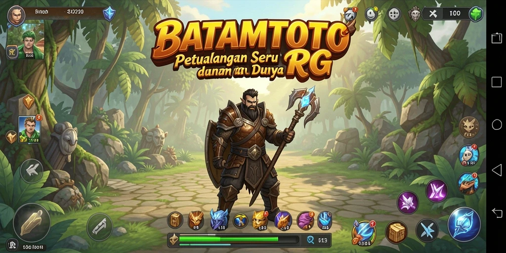 Tampilan gameplay BATAMTOTO yang menawan dalam petualangan RPG.