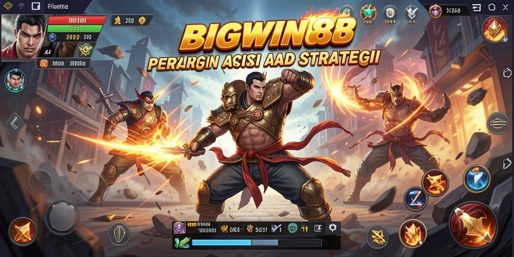 Gambaran aksi pertarungan mendebarkan di BIGWIN88.