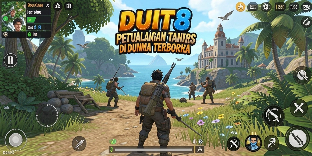 Gameplay seru di dunia terbuka DUIT8 yang mengasyikkan.