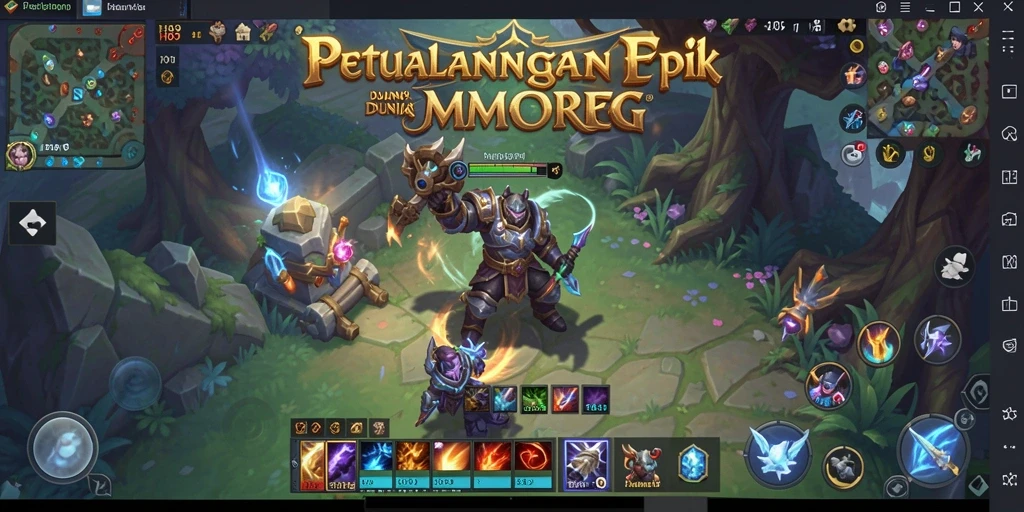 Tampilan menarik dari gameplay H89, menampilkan aksi seru dalam dunia MMORPG.