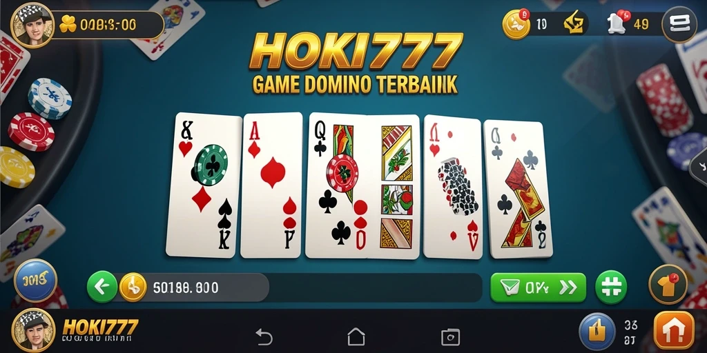 Screenshot HOKI777 menampilkan pemain berkompetisi dalam permainan Domino yang seru.