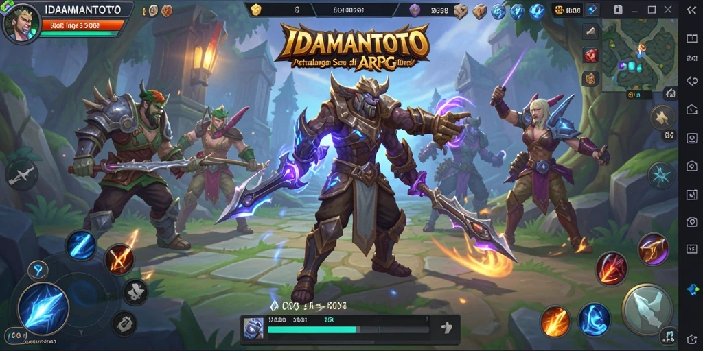Tangkapan layar menarik dari gameplay <strong>IDAMANTOTO</strong> yang menampilkan aksi pertempuran.