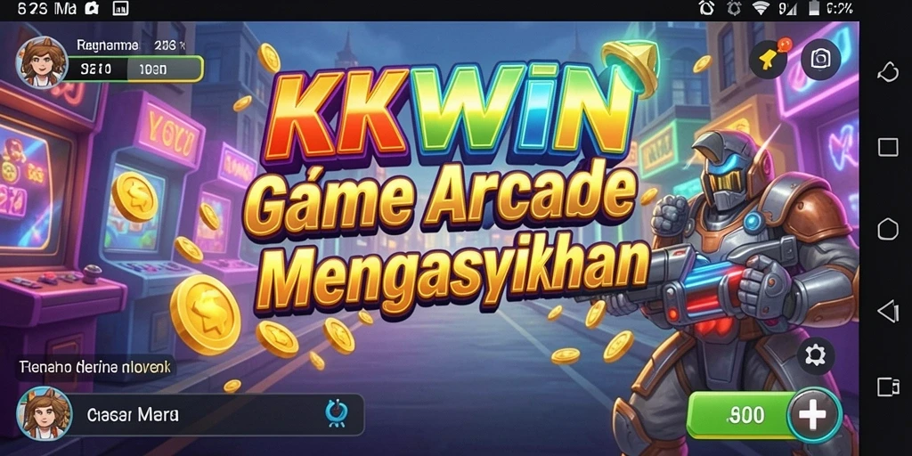 Tampilan gameplay seru dan penuh tantangan dari KKWIN.