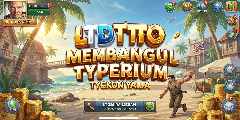 Tampilan gameplay LTDTOTO yang menarik saat membangun bisnis.