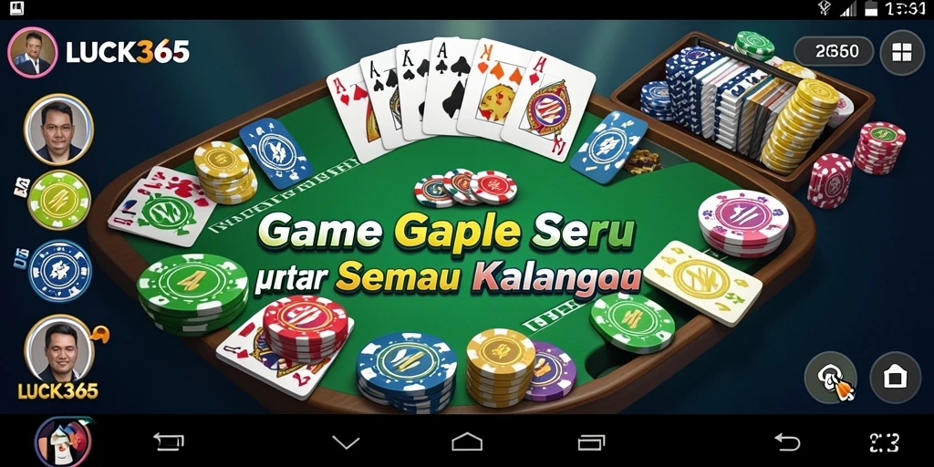 Tampilan gameplay seru dari LUCK365 dengan pemain yang aktif.