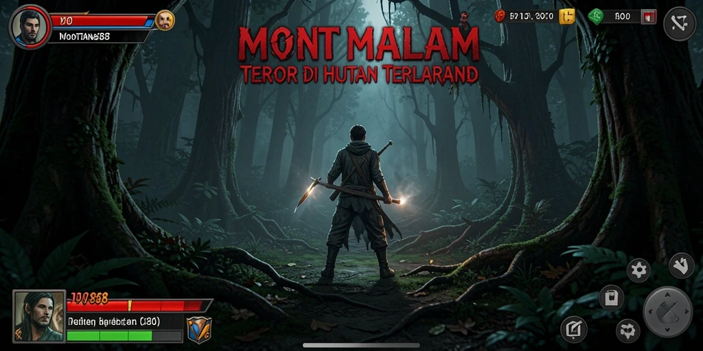 Tampilan menyeramkan gameplay MONTANA88 yang membuat ketegangan meningkat.