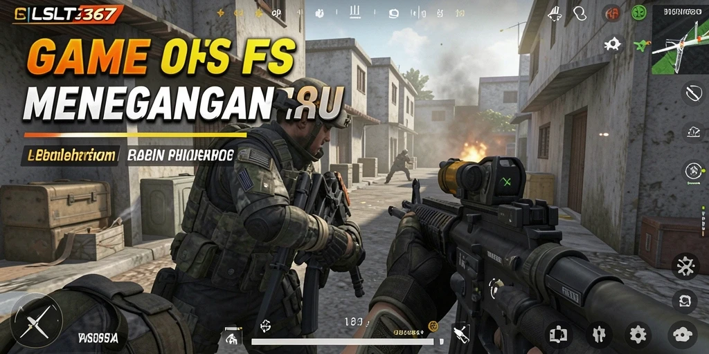 Tampilan gameplay SLOT367 yang mendebarkan dengan aksi tembak-menembak.