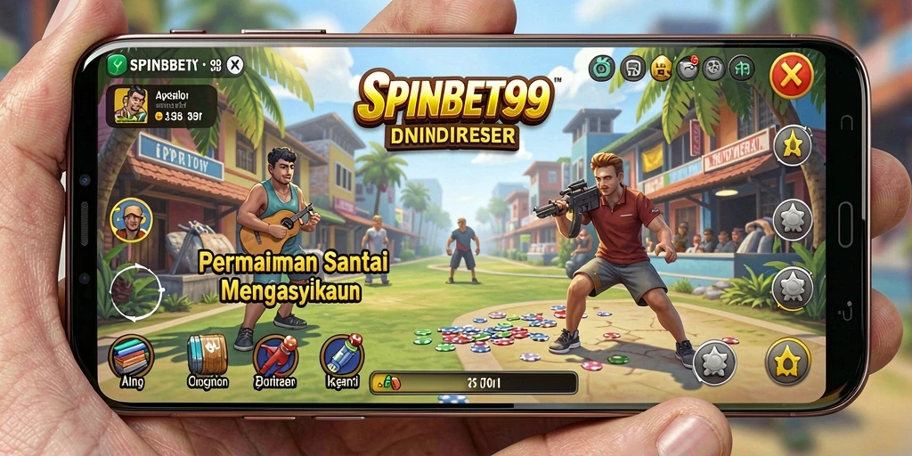 Tampilan gameplay seru dan berwarna-warni SPINBET99.